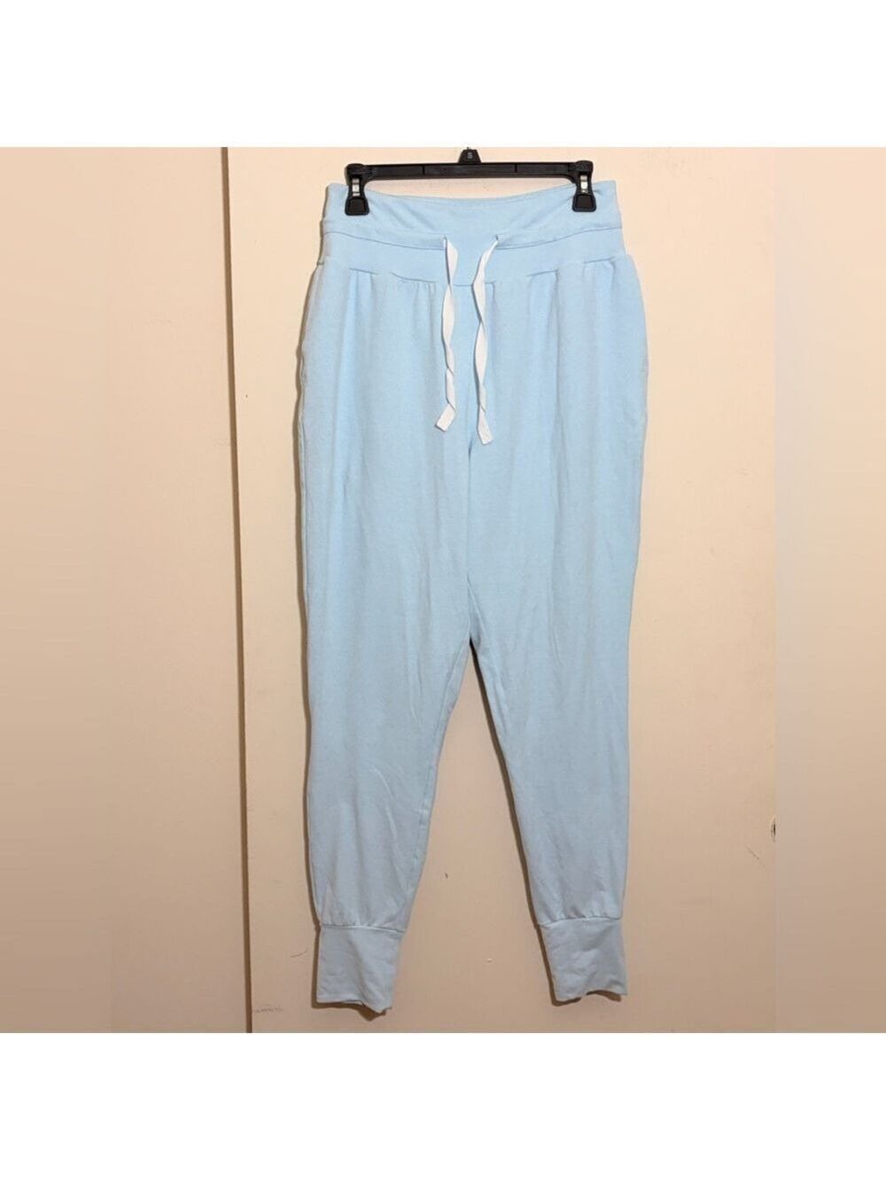 Gymshark Poise Hareem Lounge Joggers Light Blue Sweatpants High Waisted Size S